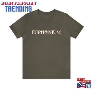 Euphonium Shirt Music Skull Tee Unisex